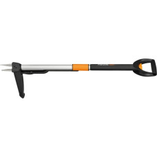 Fiskars SmartFit Teleskop-Unkrautstecher(schwarz/orange)