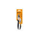 Fiskars Solid Bypass-Gartenschere P331(schwarz/orange)