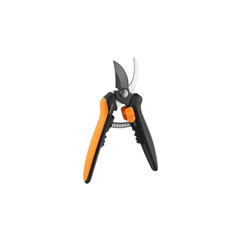 Fiskars Solid Floristenschere SP14, Gartenschere(orange/schwarz)