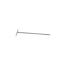 Fiskars Solid Rechen(schwarz/orange, 36cm)