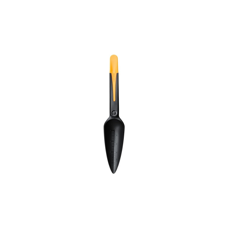 Fiskars Solid Saatgut-Pflanzenkelle(schwarz/orange, 5cm)