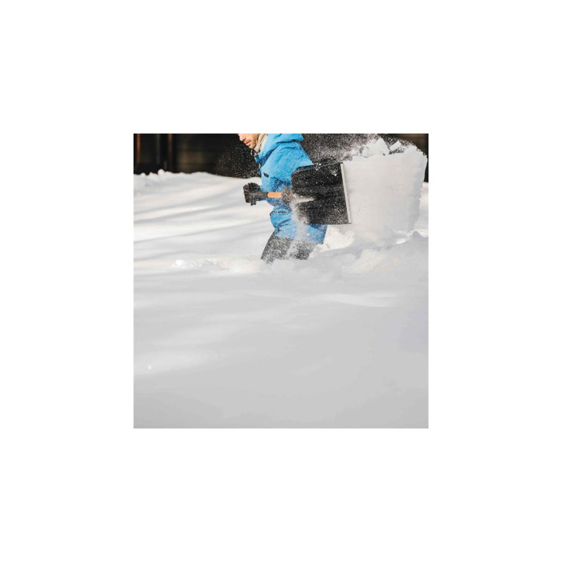 Fiskars X-series Teleskop-Schneeschaufel(schwarz/gelb, 36cm)