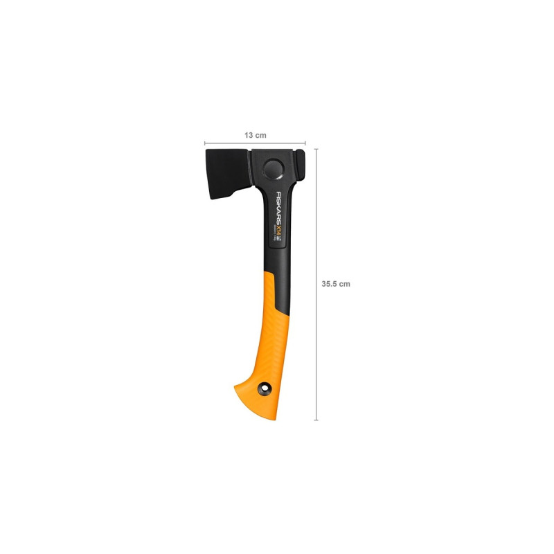 Fiskars X-series X14 Universalaxt mit XS-Klinge, Axt/Beil(schwarz/orange)