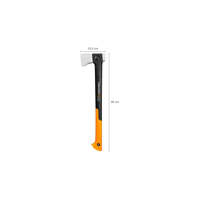 Fiskars X-series X24 Spaltaxt mit S-Klinge, Axt/Beil(schwarz/orange)