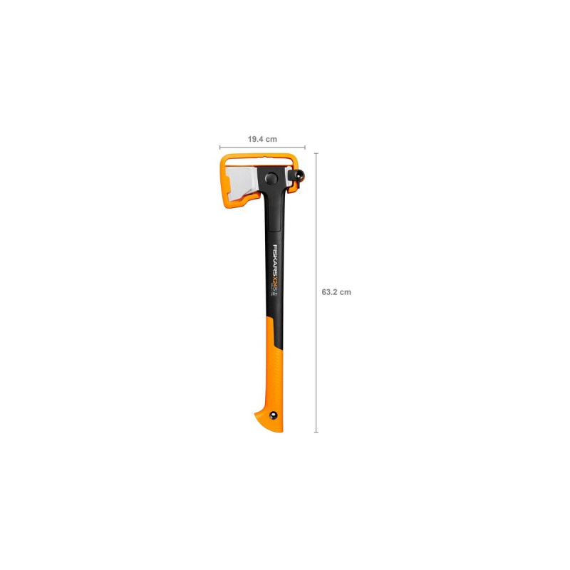 Fiskars X-series X24 Spaltaxt mit S-Klinge, Axt/Beil(schwarz/orange)