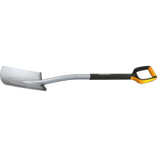 Fiskars Xact Gärtnerspaten, rund L(schwarz/orange)
