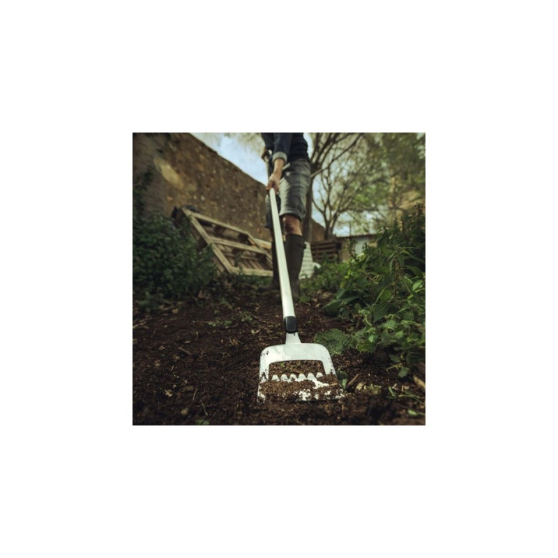 Fiskars Xact Jätschuffel, Kultivator(schwarz/aluminium, 12,5cm)