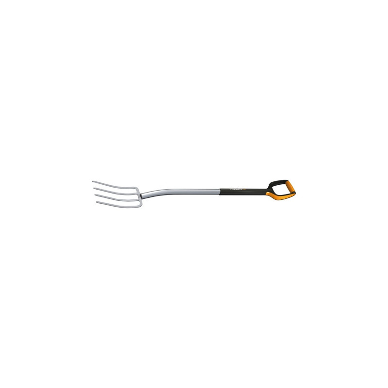 Fiskars Xact Spatengabel L(schwarz/orange)
