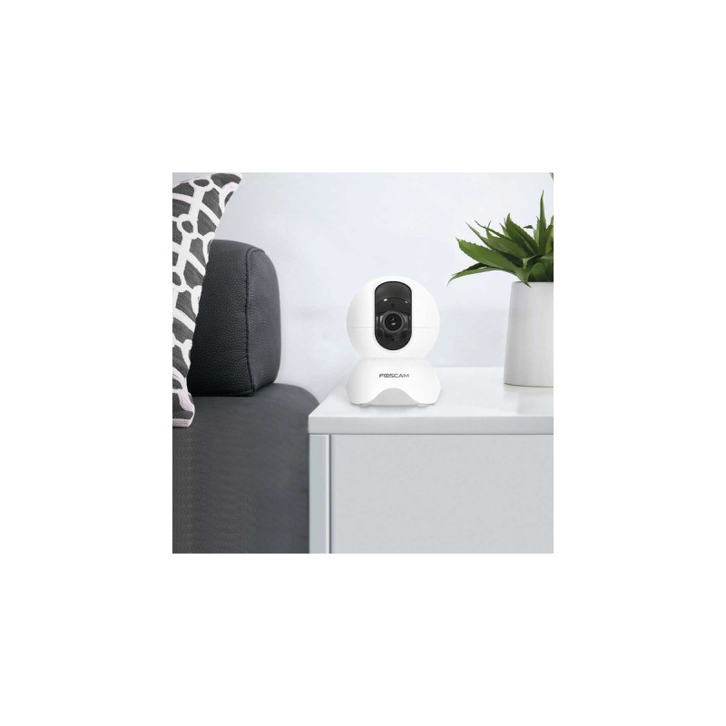 Foscam X5, Überwachungskamera(weiß, 5 Megapixel, WLAN)