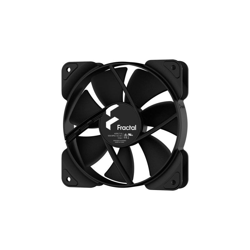 Fractal Design Aspect 12 Black, Gehäuselüfter(schwarz)
