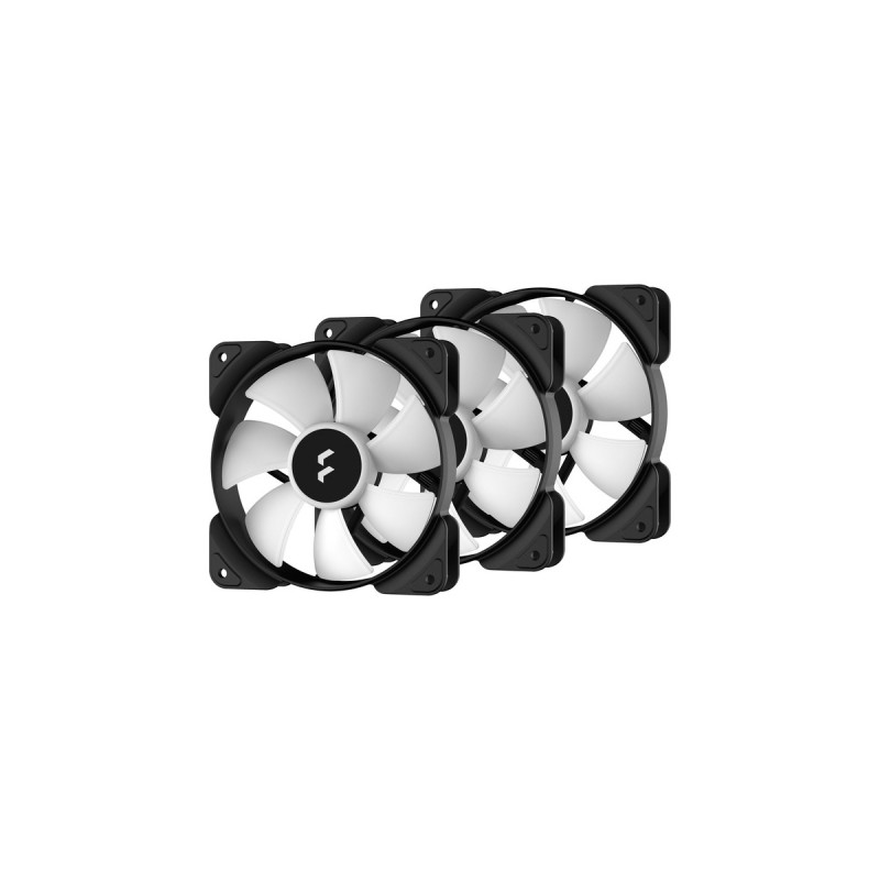 Fractal Design Aspect 12 RGB Black Frame 3er, Gehäuselüfter(schwarz/weiß, 3er Pack)