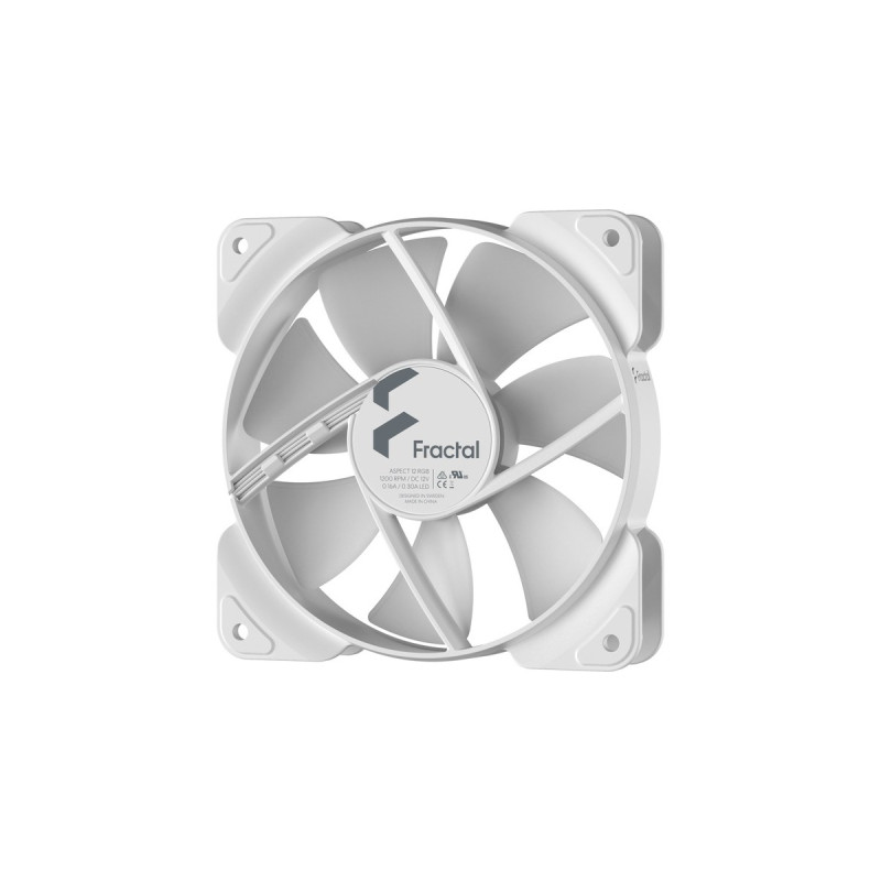 Fractal Design Aspect 12 RGB White Frame, Gehäuselüfter(weiß)