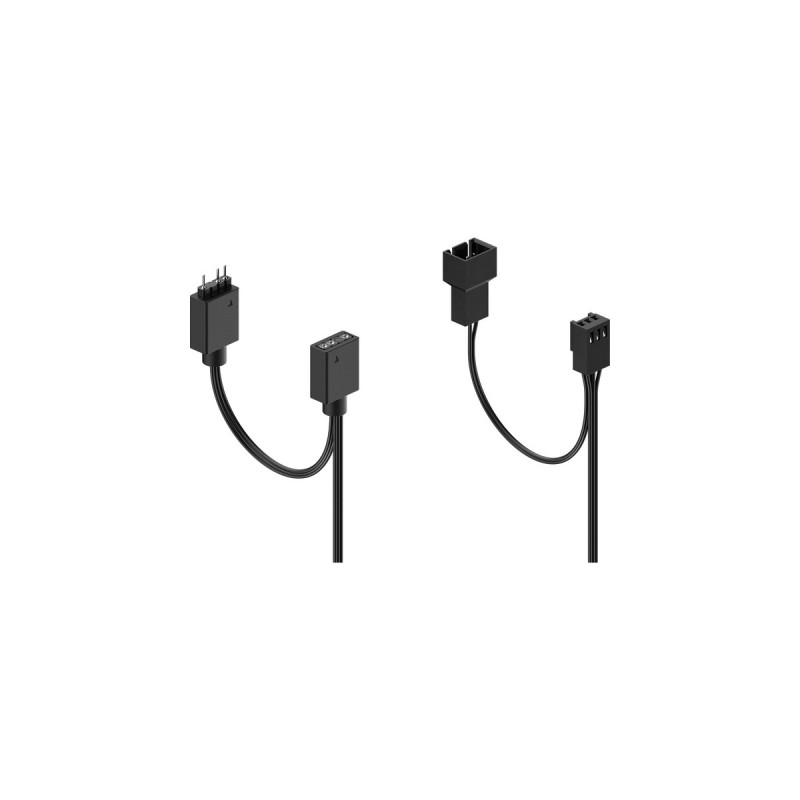 Fractal Design Aspect 14 Black Frame 3er, Gehäuselüfter(schwarz/weiß, 3er Pack)