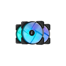 Fractal Design Aspect 14 RGB PWM Black Frame 3er, Gehäuselüfter(schwarz/weiß, 3er Pack)