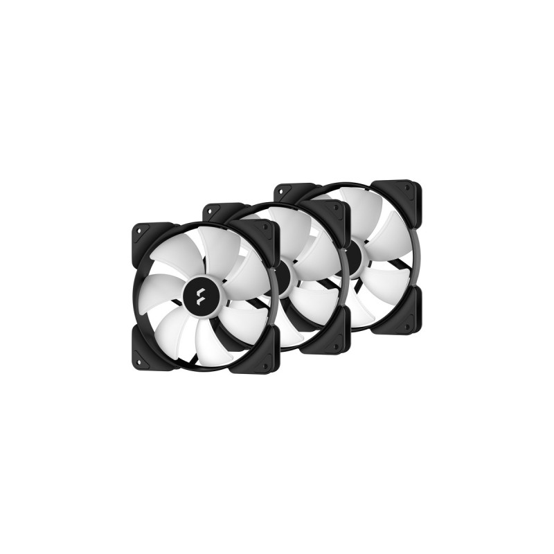 Fractal Design Aspect 14 RGB PWM Black Frame 3er, Gehäuselüfter(schwarz/weiß, 3er Pack)