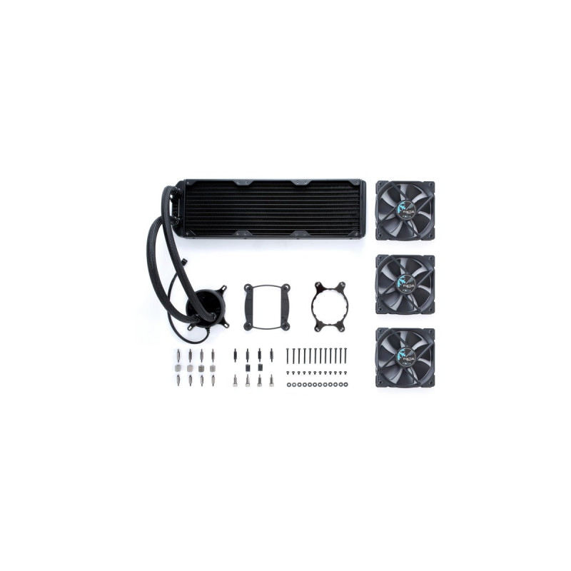 Fractal Design Celsius S36 BO 360mm, Wasserkühlung(schwarz)