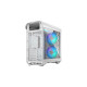 Fractal Design Compact RGB White TG Clear, Tower-Gehäuse(weiß, Tempered Glass)
