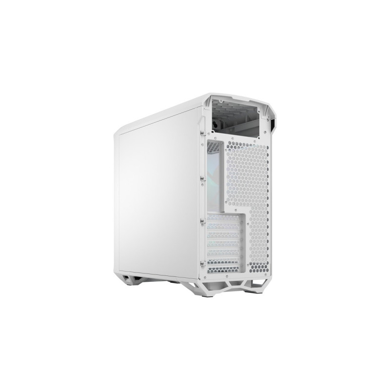Fractal Design Compact RGB White TG Clear, Tower-Gehäuse(weiß, Tempered Glass)