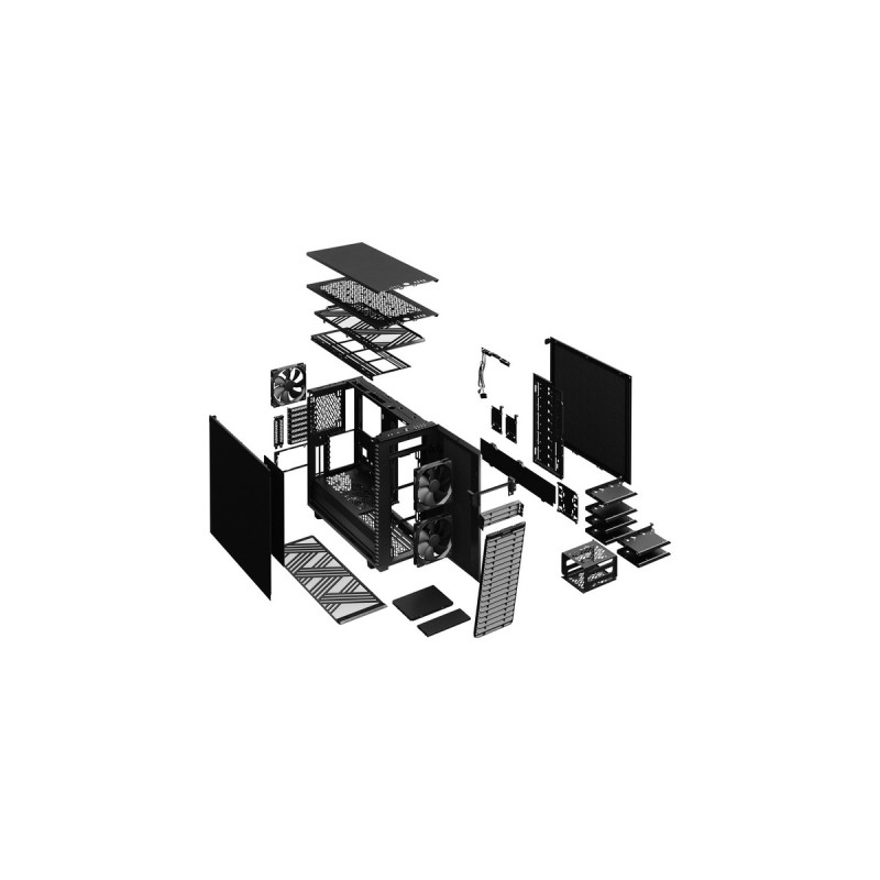 Fractal Design Define 7 Black Solid, Tower-Gehäuse(schwarz)
