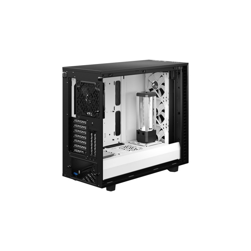 Fractal Design Define 7 Black/White TG Clear Tint, Tower-Gehäuse(schwarz/weiß, Tempered Glass)
