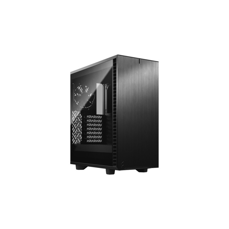 Fractal Design Define 7 Compact Black TG Dark Tint, Tower-Gehäuse(schwarz, Tempered Glass)
