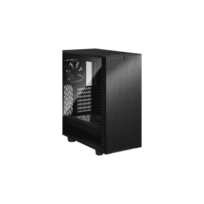 Fractal Design Define 7 Compact Black TG Dark Tint, Tower-Gehäuse(schwarz, Tempered Glass)