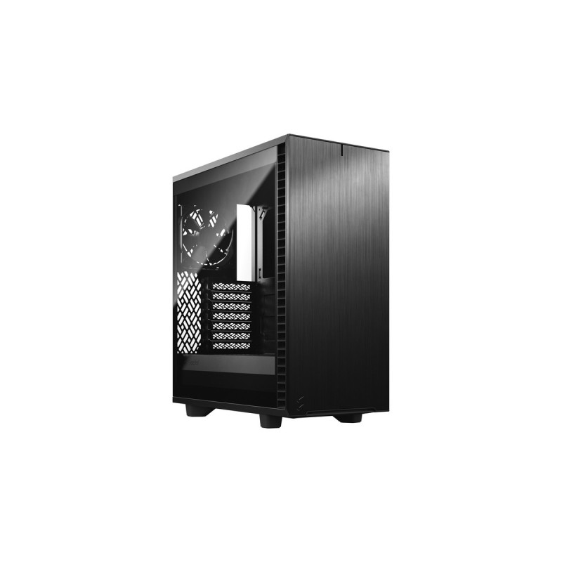 Fractal Design Define 7 Compact Black TG Light Tint, Tower-Gehäuse(schwarz, Tempered Glass)