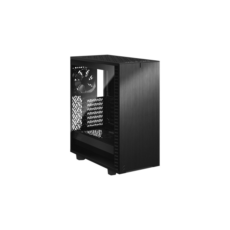 Fractal Design Define 7 Compact Black TG Light Tint, Tower-Gehäuse(schwarz, Tempered Glass)