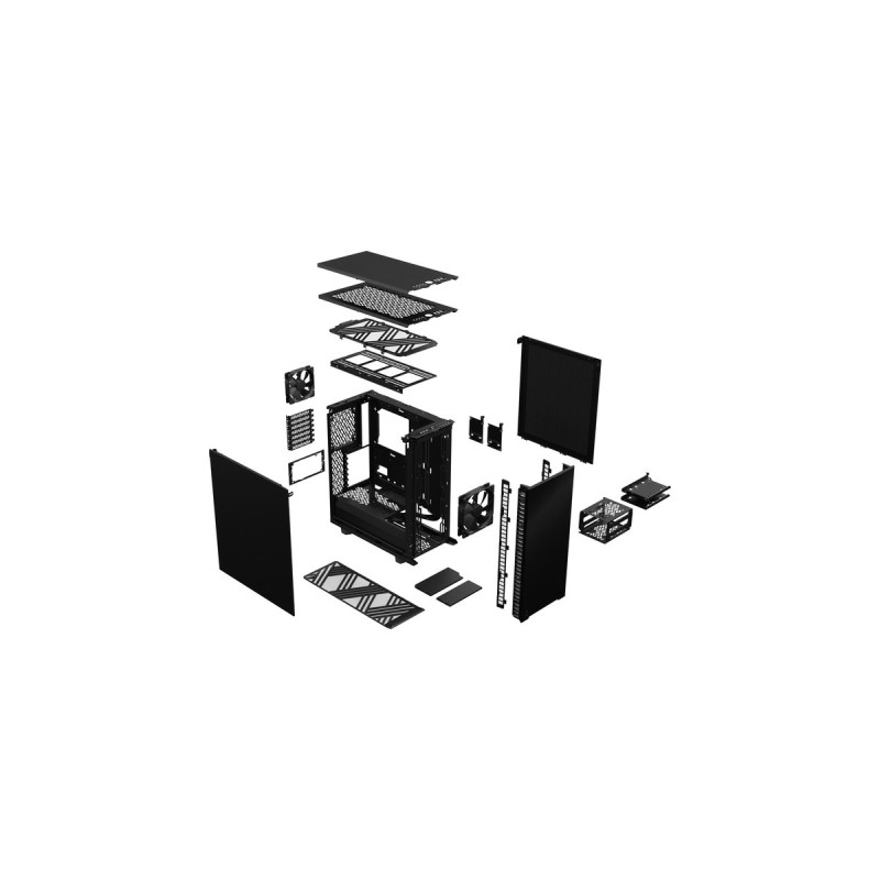 Fractal Design Define 7 Compact Solid, Tower-Gehäuse(schwarz)