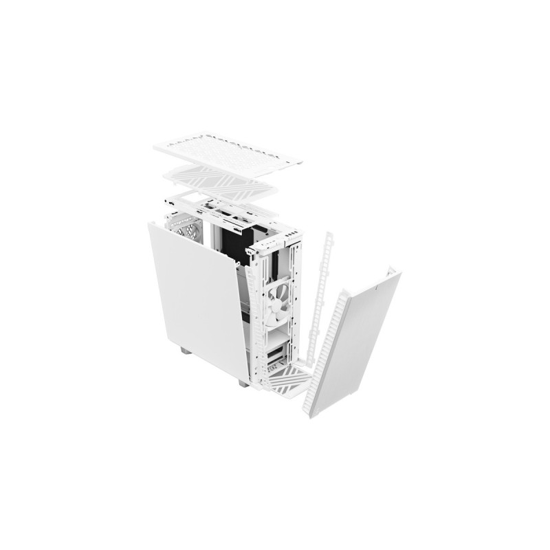 Fractal Design Define 7 Compact White Solid, Tower-Gehäuse(weiß)