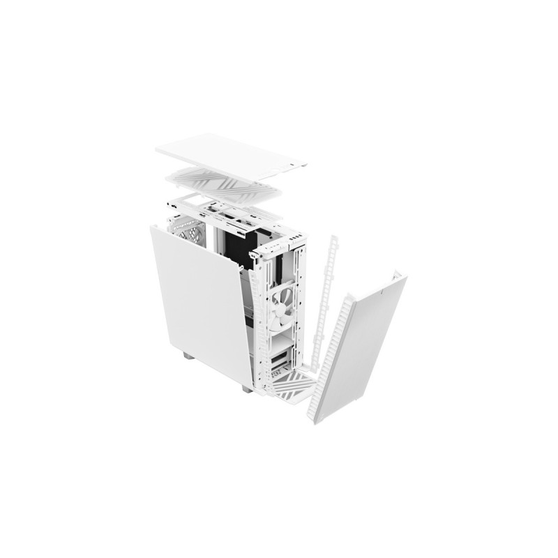 Fractal Design Define 7 Compact White Solid, Tower-Gehäuse(weiß)