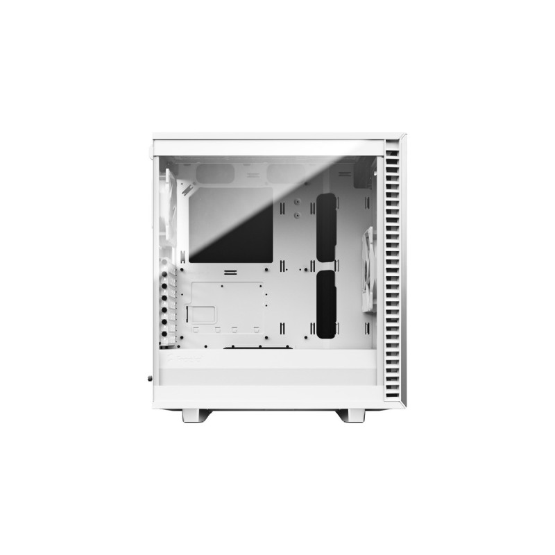 Fractal Design Define 7 Compact White TG Light Tint, Tower-Gehäuse(weiß, Tempered Glass)