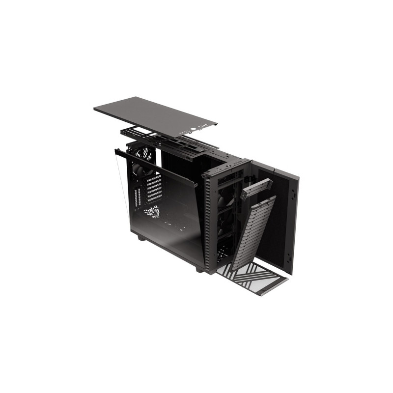 Fractal Design Define 7 Gray TG Light Tint, Tower-Gehäuse(grau, Tempered Glass)