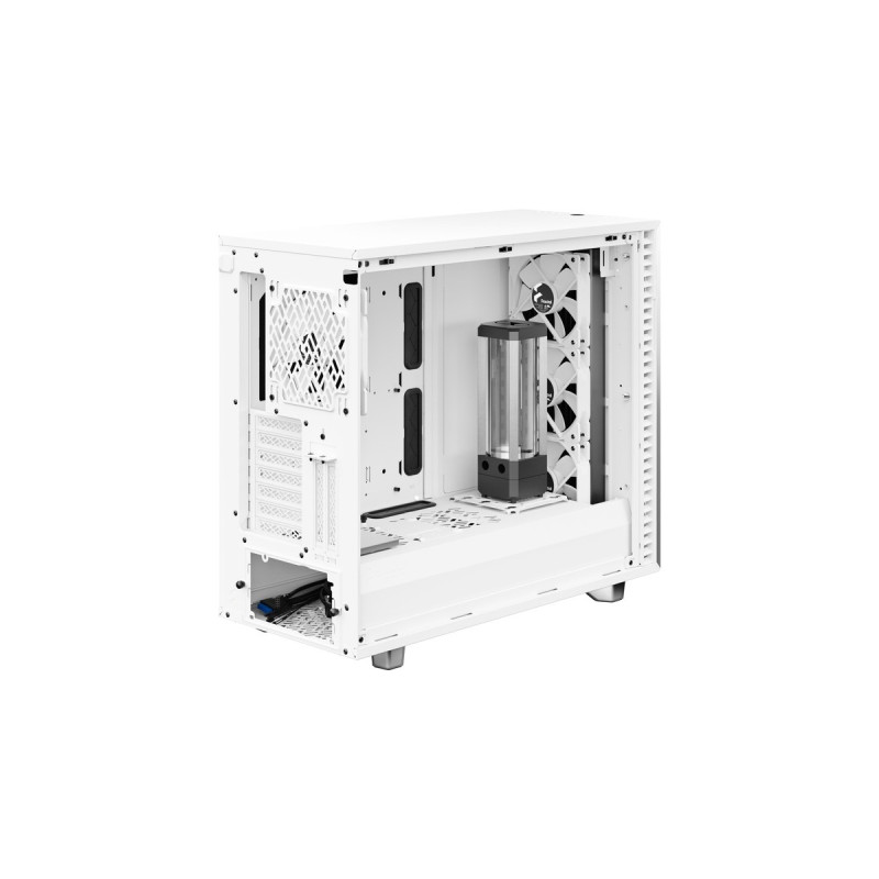 Fractal Design Define 7 White TG Clear Tint, Tower-Gehäuse(weiß, Tempered Glass)