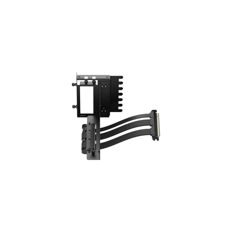 Fractal Design Flex 2 PCIe 4.0 x16 Black, Halterung + Verlängerungskabel(schwarz, 19,5cm)