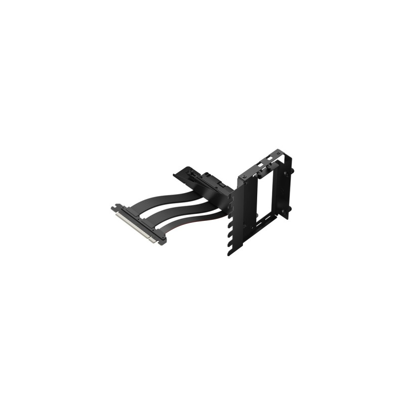 Fractal Design Flex 2 PCIe 4.0 x16 Black, Halterung + Verlängerungskabel(schwarz, 19,5cm)