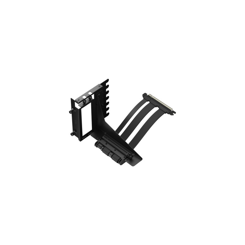 Fractal Design Flex 2 PCIe 4.0 x16 Black, Halterung + Verlängerungskabel(schwarz, 19,5cm)