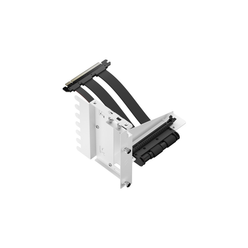 Fractal Design Flex 2 PCIe 4.0 x16 White, Halterung + Verlängerungskabel(weiß/schwarz, 19,5cm)