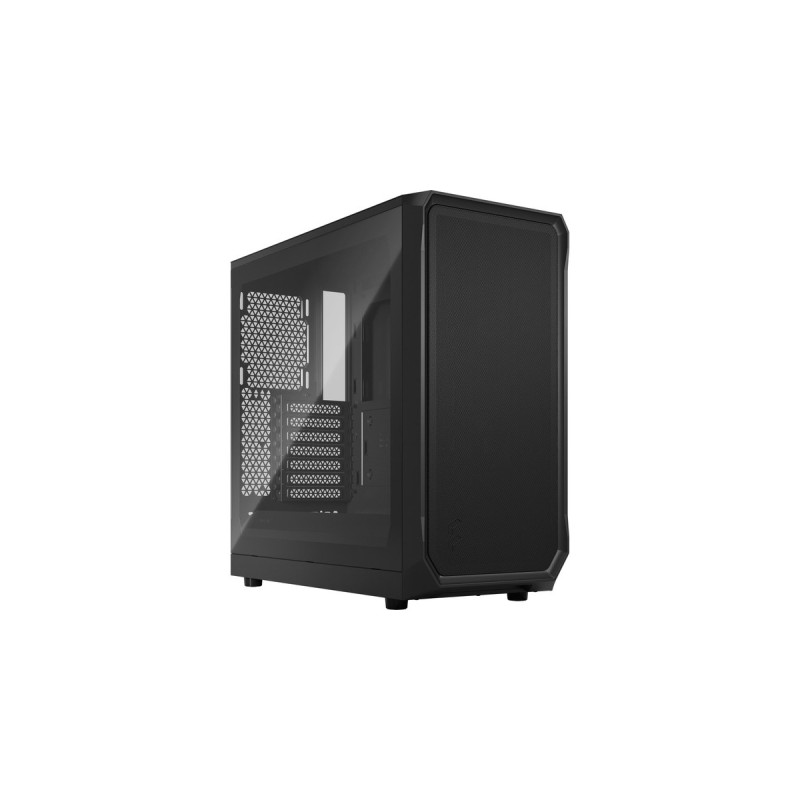 Fractal Design Focus 2 Black TG Clear Tint, Tower-Gehäuse(schwarz, Tempered Glass)