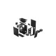 Fractal Design Meshify 2 Compact Black Solid, Tower-Gehäuse(schwarz)