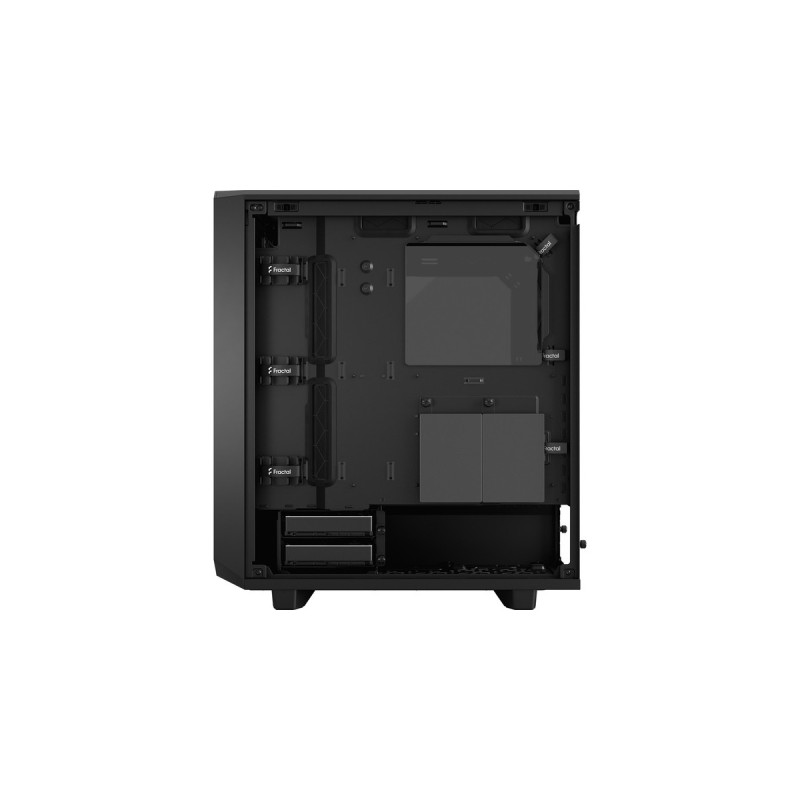 Fractal Design Meshify 2 Compact Black TG Light Tint, Tower-Gehäuse(schwarz, Tempered Glass)