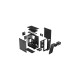 Fractal Design Meshify 2 Compact Black TG Light Tint, Tower-Gehäuse(schwarz, Tempered Glass)