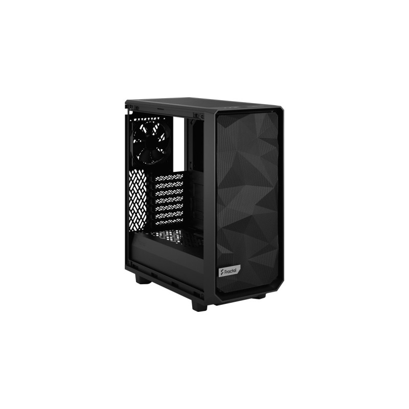 Fractal Design Meshify 2 Compact Black TG Light Tint, Tower-Gehäuse(schwarz, Tempered Glass)