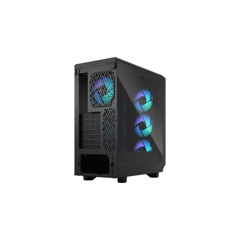 Fractal Design Meshify 2 Compact Lite RGB Black TG Light tint, Tower-Gehäuse(schwarz, Tempered Glass)