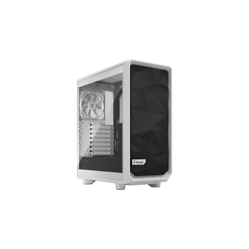 Fractal Design Meshify 2 Compact Lite White TG Clear, Tower-Gehäuse(weiß, Tempered Glass)