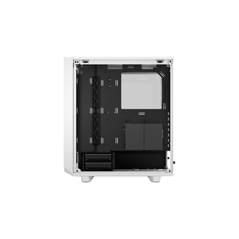 Fractal Design Meshify 2 Compact Lite White TG Clear, Tower-Gehäuse(weiß, Tempered Glass)