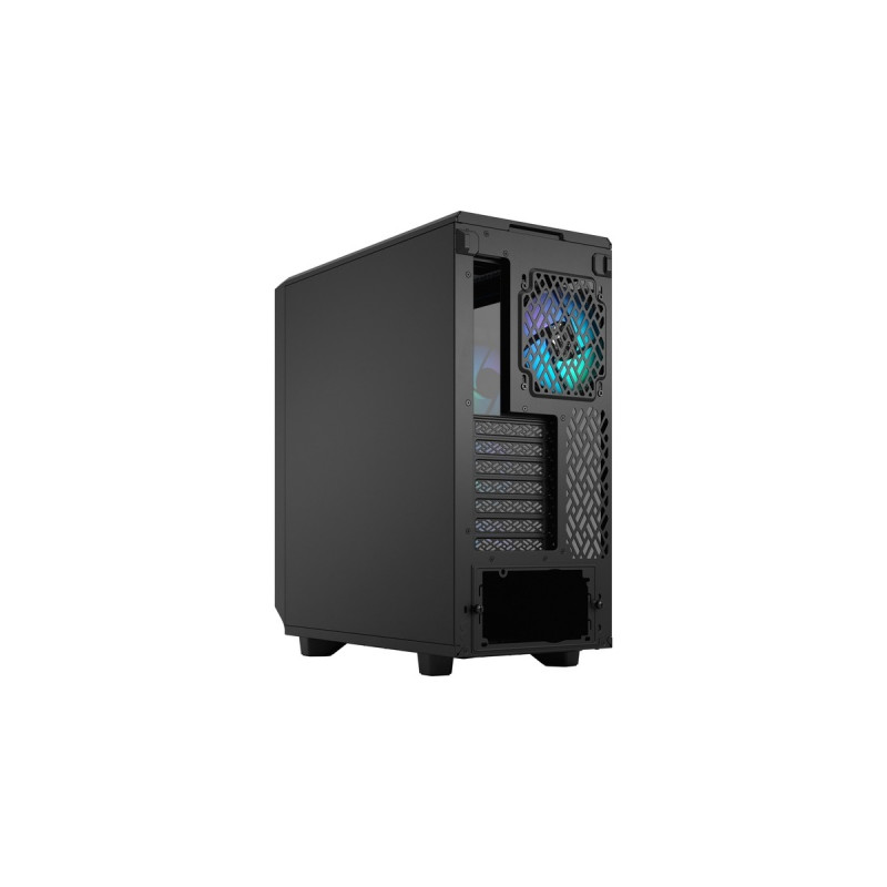 Fractal Design Meshify 2 Compact RGB Black TG Light Tint, Tower-Gehäuse(schwarz, Tempered Glass)