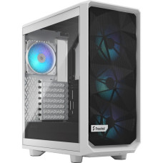 Fractal Design Meshify 2 Compact RGB White TG Clear Tint, Tower-Gehäuse(weiß, Tempered Glass)