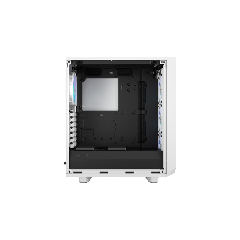 Fractal Design Meshify 2 Compact RGB White TG Clear Tint, Tower-Gehäuse(weiß, Tempered Glass)