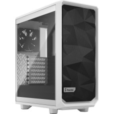 Fractal Design Meshify 2 Compact White TG Clear Tint, Tower-Gehäuse(weiß/schwarz, Tempered Glass)